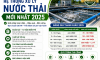 Báo giá hệ thống xử lý nước thải mới nhất 2025