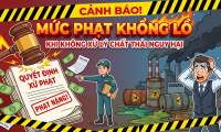 Cảnh báo mức phạt khổng lồ khi không xử lý chất thải nguy hại