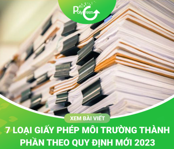 Các Loại Giấy Phép Môi Trường