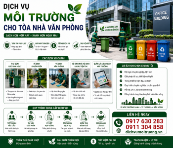 Dịch vụ môi trường cho tòa nhà văn phòng