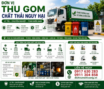 Đơn vị thu gom chất thải nguy hại uy tín miền Nam