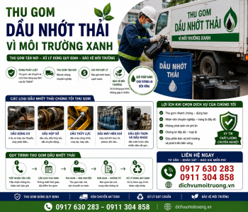 Thu gom dầu nhớt thải