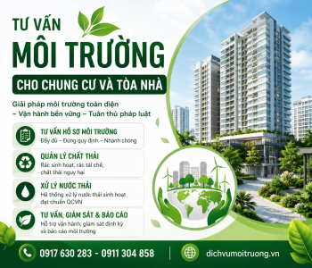 Tư vấn môi trường cho chung cư và tòa nhà