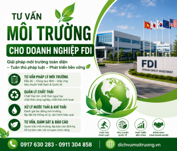 Tư vấn môi trường cho doanh nghiệp FDI
